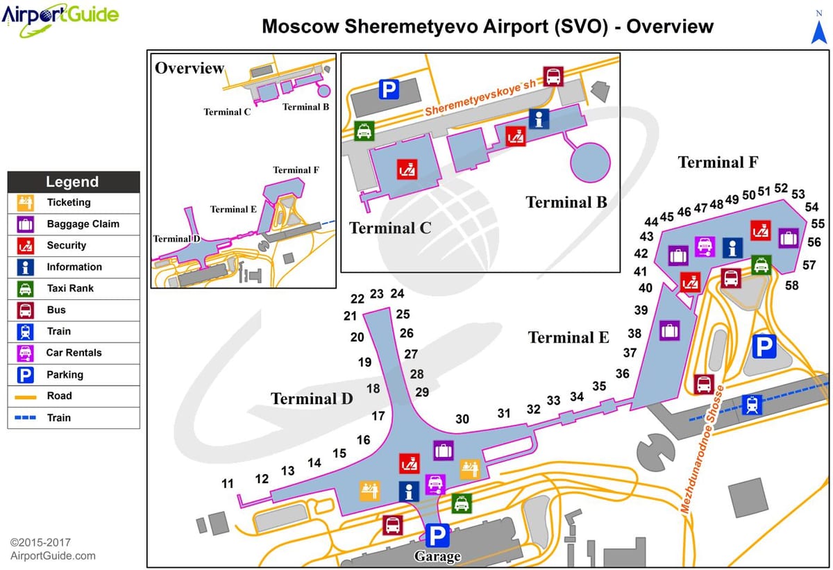 SVO terminal carte