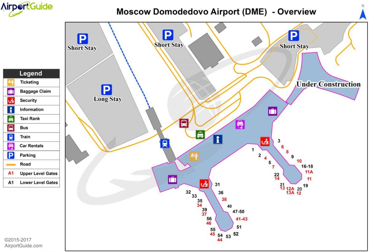 carte de DME à partir de l'aéroport