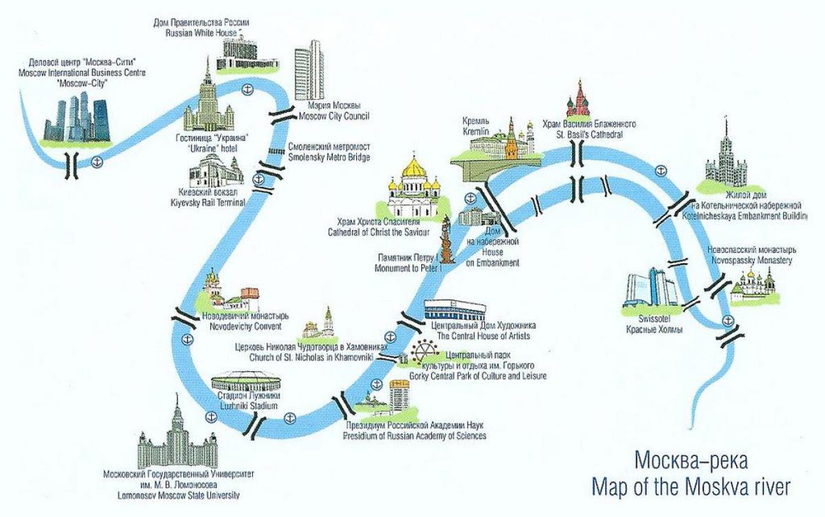 Rivière Moskva carte