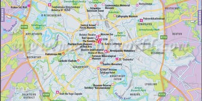 Moskau cartes