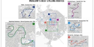 Moskva carte vélo